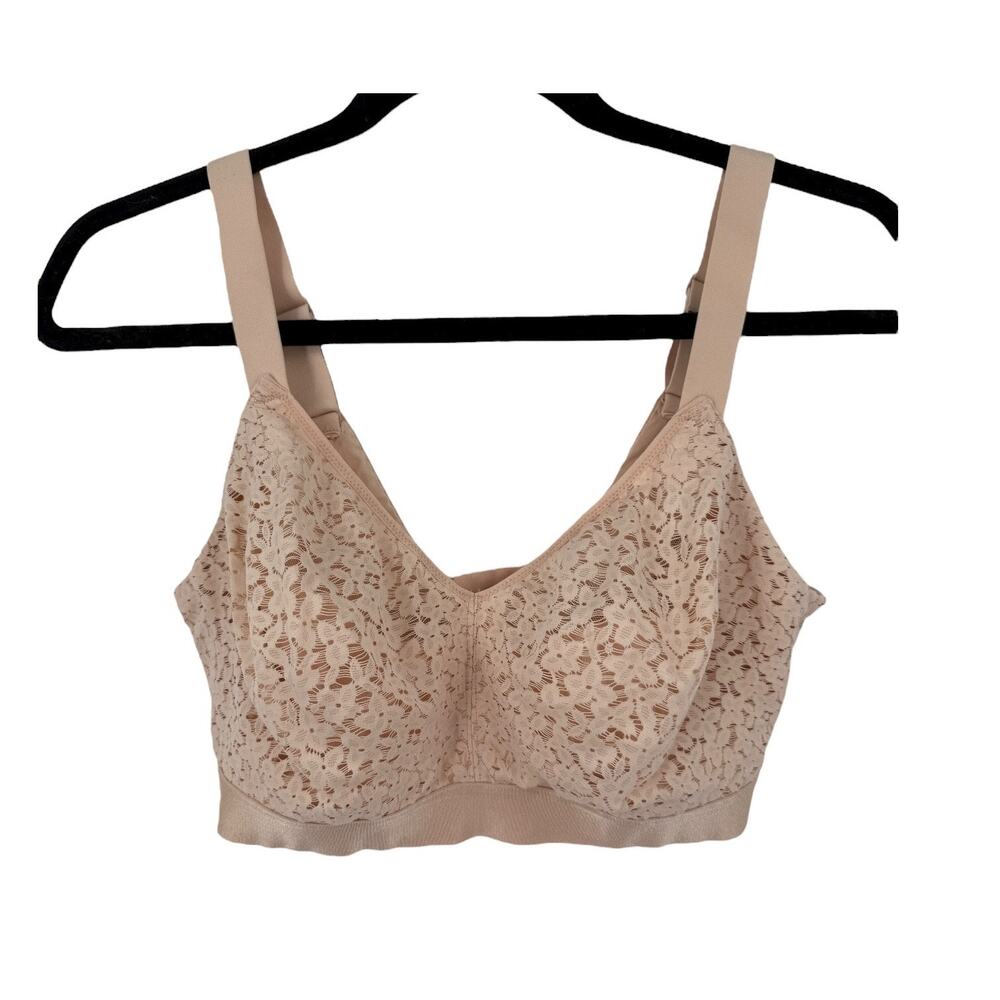 Chantelle 13F8 Norah Supportive Wireless bra nude size 34DDD 34F - Picture 2 of 6